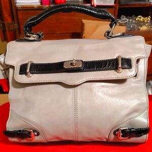 Rebecca Minkhoff Jane Gray 🩶 LEATHER Satchel